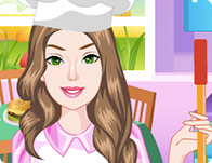 play Barbie Kitchen Cleanup