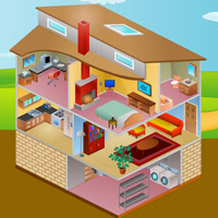 play Cutaway House Escape-6