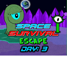 play Space Survival Escape Day 3