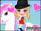play Baby Barbie Pony Present