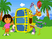 play Dora The Explorer: Super Silly Costume Maker