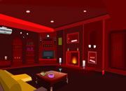 play Bright Red Home Escape