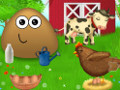 play Pou At The Farm