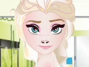 play Elsa House Cleaning