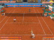 play Tennis Doubles