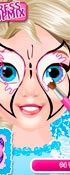 play Baby Elsa Butterfly Face Art