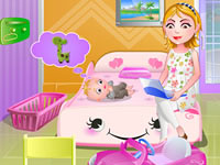 play Baby Hazel School Higiene