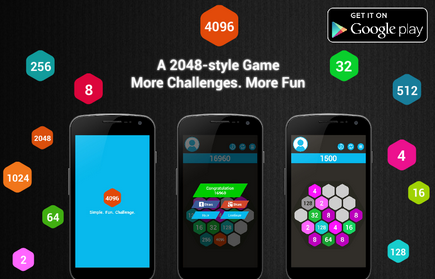 play 4096 Hexa