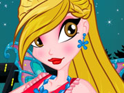 play Winx Club Stella Spa Day Kissing