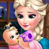 play Elsa Frozen Baby Feeding