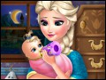 play Elsa Frozen Baby Feeding
