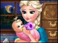 Elsa Frozen Baby Feeding