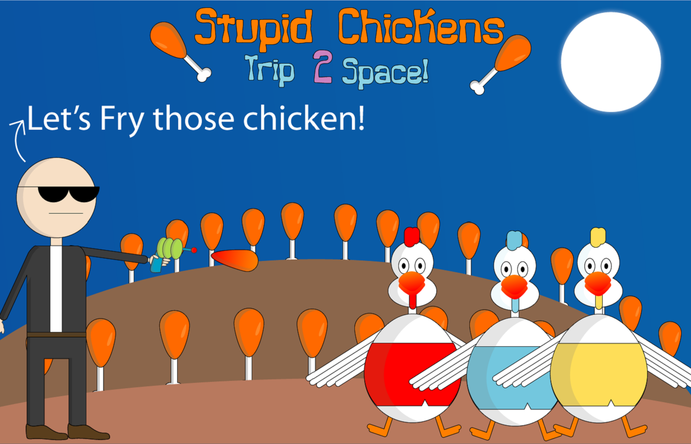 play Stupid Chickens 2 : Trip