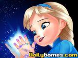 Baby Elsa Great Manicure