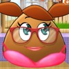 play Pou Girl Washing Clothes