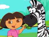 play Dora Care Baby Zebra