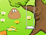 play Pou Garden Decoration