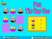 play Pou Tic-Tac-Toe