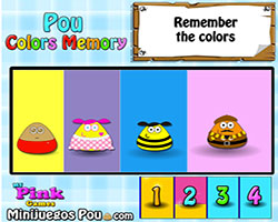 play Pou Colors Memory