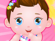 play Cute Baby Dress Kissing