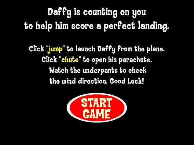 play Daffy Duck Parachute