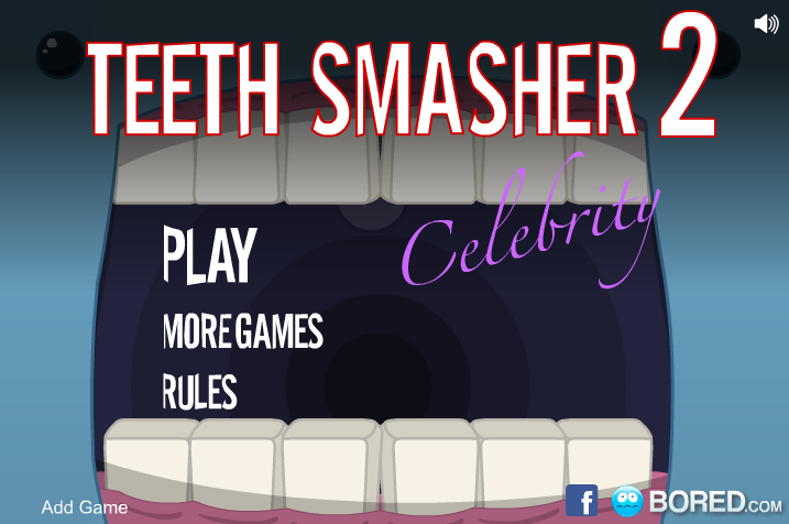 play Celeb Teeth Smasher