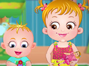 play Baby Hazel Sibling Care Kissing