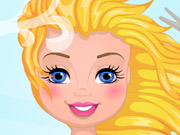 play Shelly Barbie Haircut Kissing