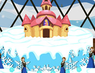 play Frozen Castle Cake