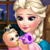 play Elsa Frozen Baby Feeding