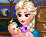 play Elsa Frozen Baby Feeding