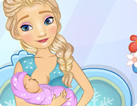 play Elsa Baby Birth