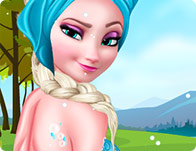 play Frozen Elsa Ice Bucket Makeover