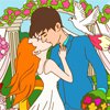 play Happy Bride Coloring