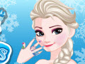 play Queen Elsa Nail Designs