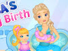 play Elsas Baby Birth