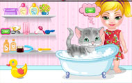 play Baby Madison Cat Care