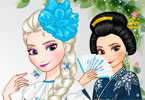 play Elsa Around The World