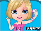 Baby Barbie Selfie Card