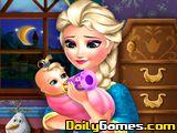 play Elsa Frozen Baby Feeding