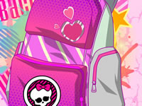 play Monster High Backpack Design