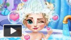 play Baby Elsa In The Bath