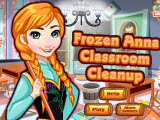 play Frozen Anna Classroom Cleanup