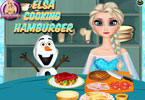 play Elsa Cooking Hamburger