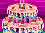play Barbie Popstar Cake