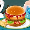 play Play Elsa Cooking Hamburger