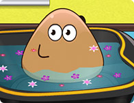 Pou Bathing