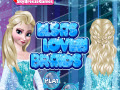 play Elsa'S Lovely Braids