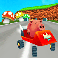 play Krazy Kart 3D