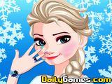 play Queen Elsa Nail Designs